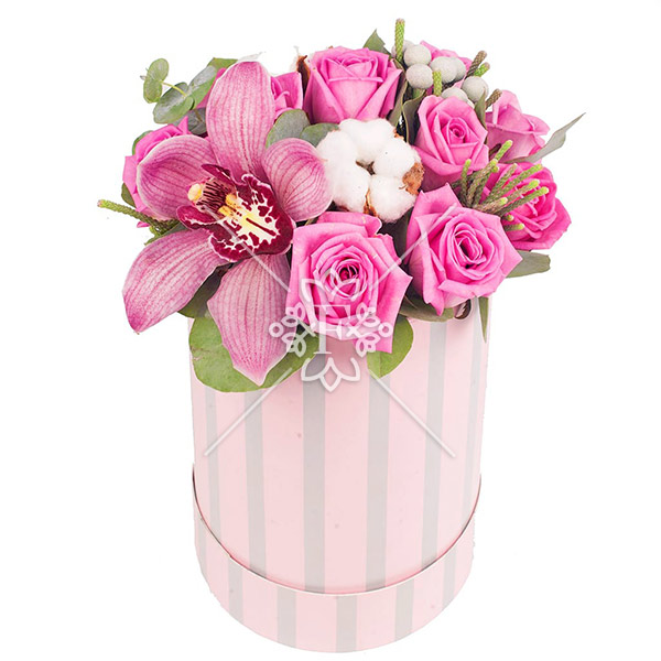 Королевство грез - композиция в шляпной коробке 